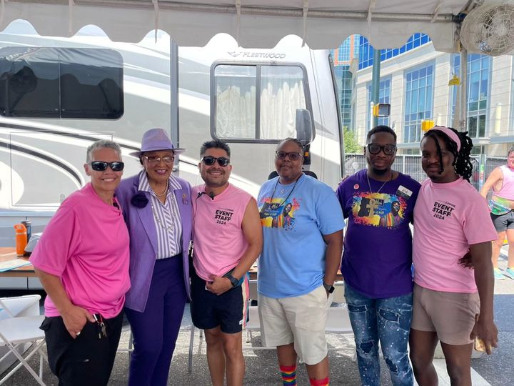 Rep. Adams at Charlotte Pride