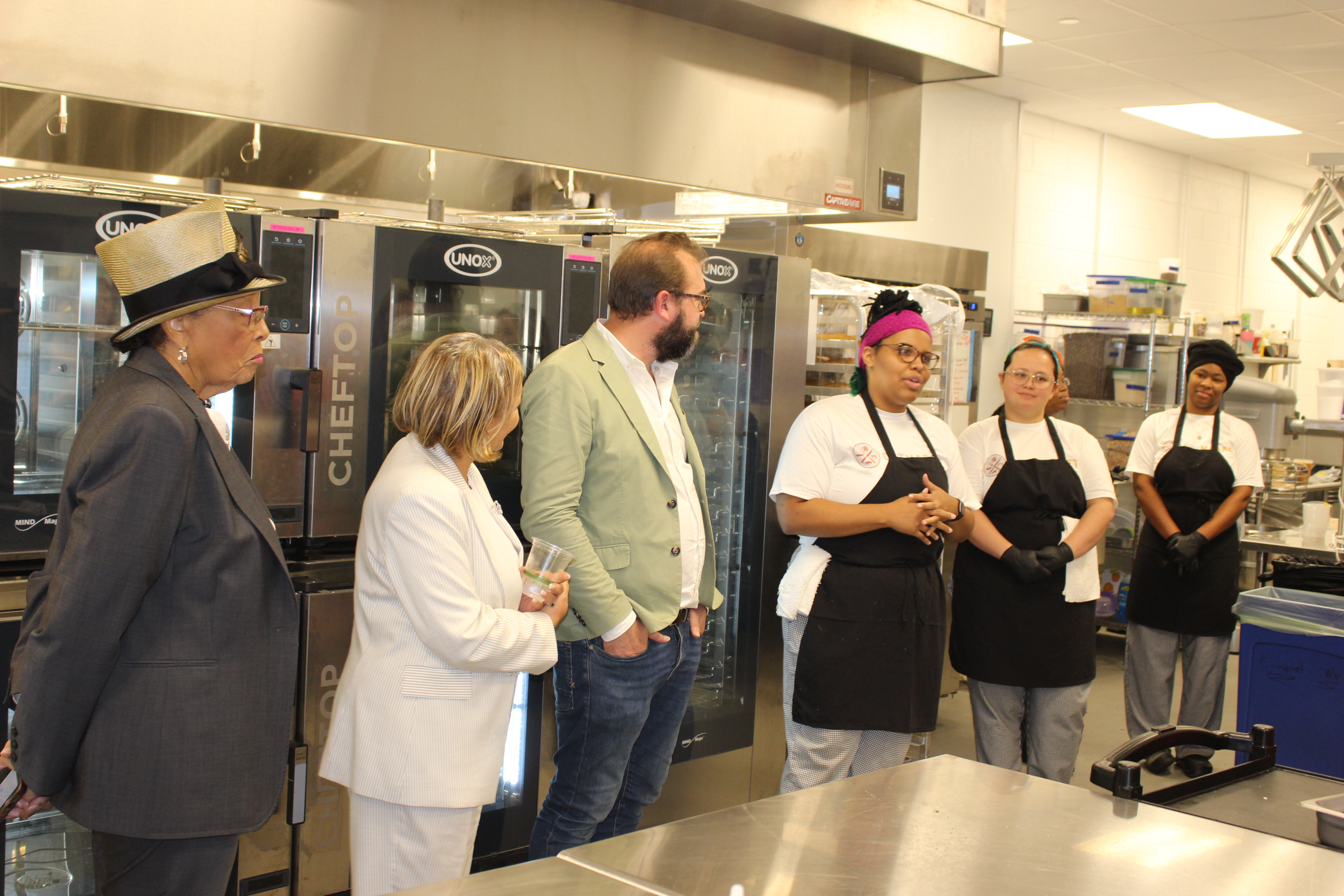 Rep Adams at the CFT Market