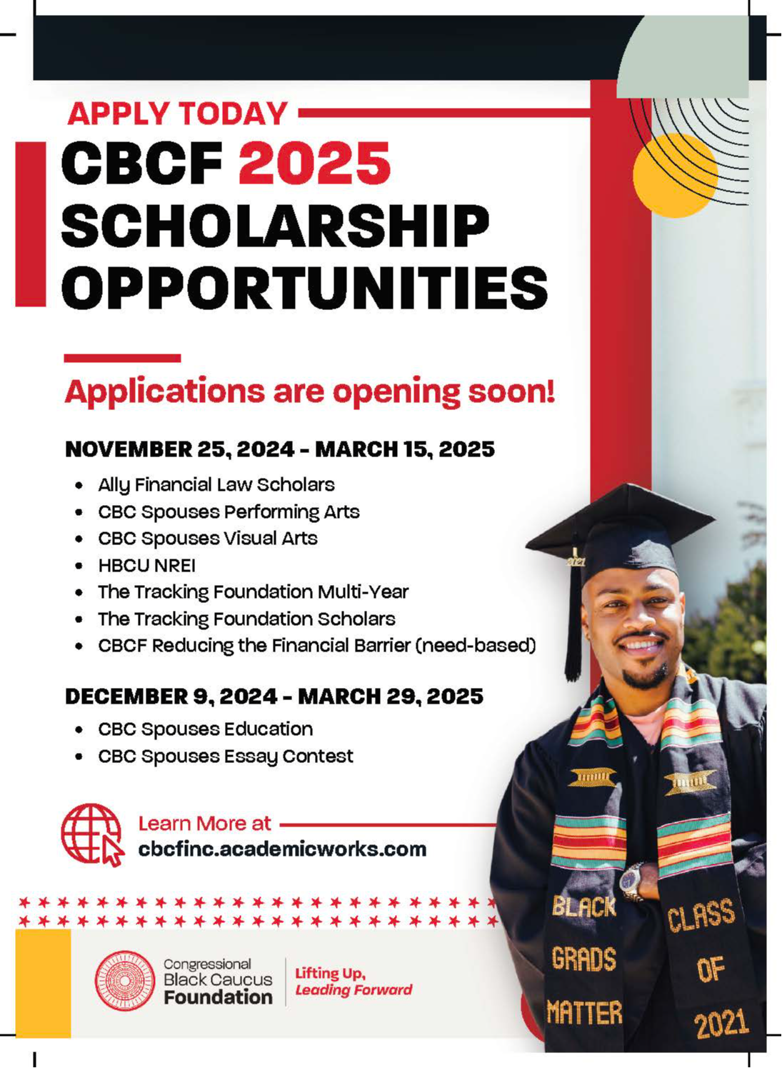 2025 CBCF Scholarship Opportunities Cycle