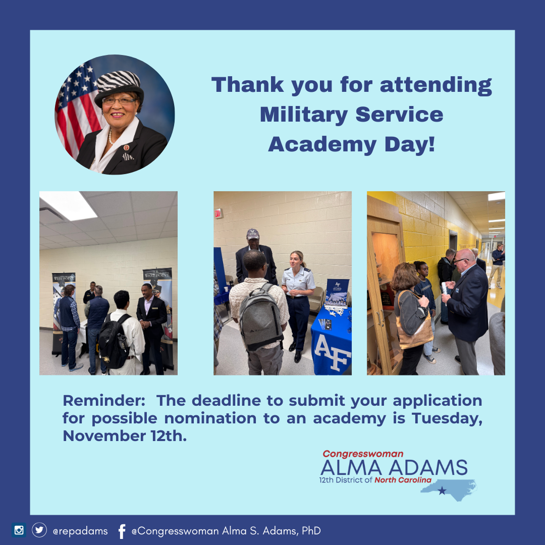 Thank you for attending Military Service Academy Day