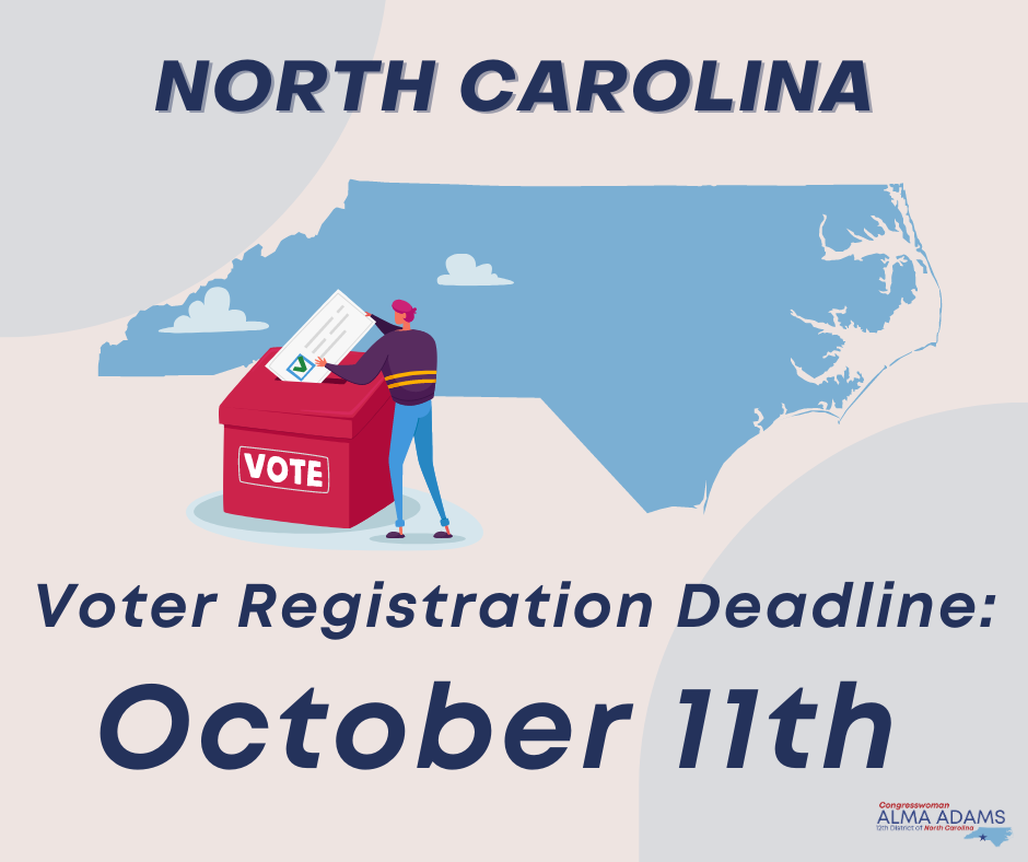 NC Voter registration deadline
