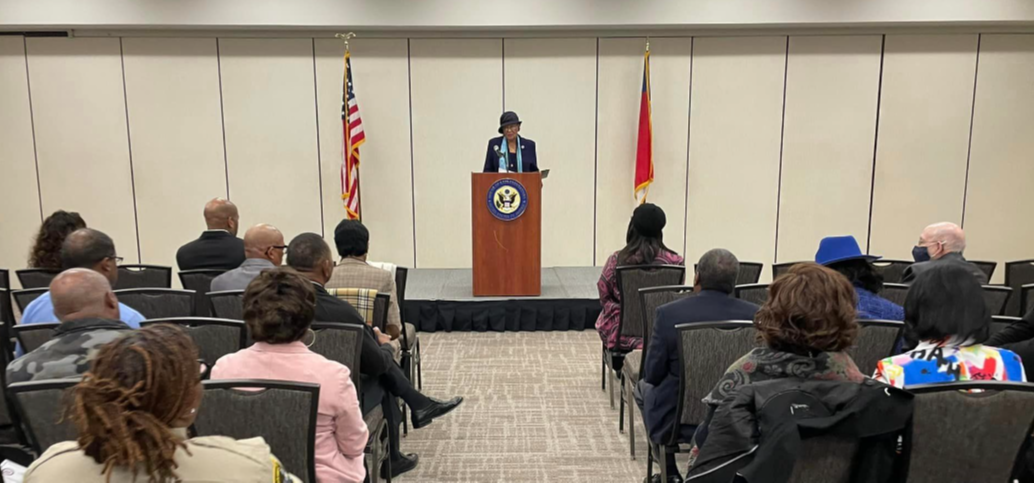 Alma Adams Speaking in Cabarrus County