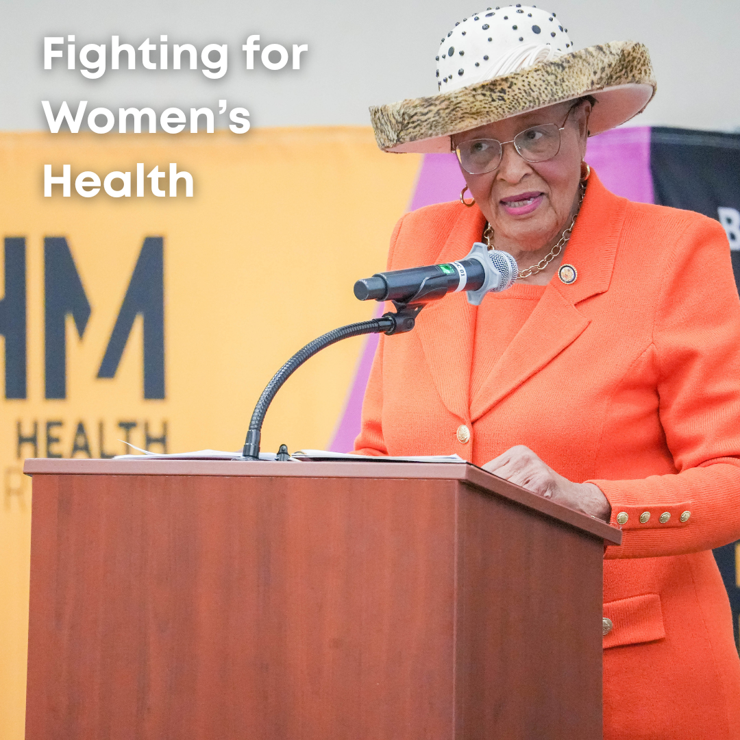 Rep. Adams speaks at Black Health Matters