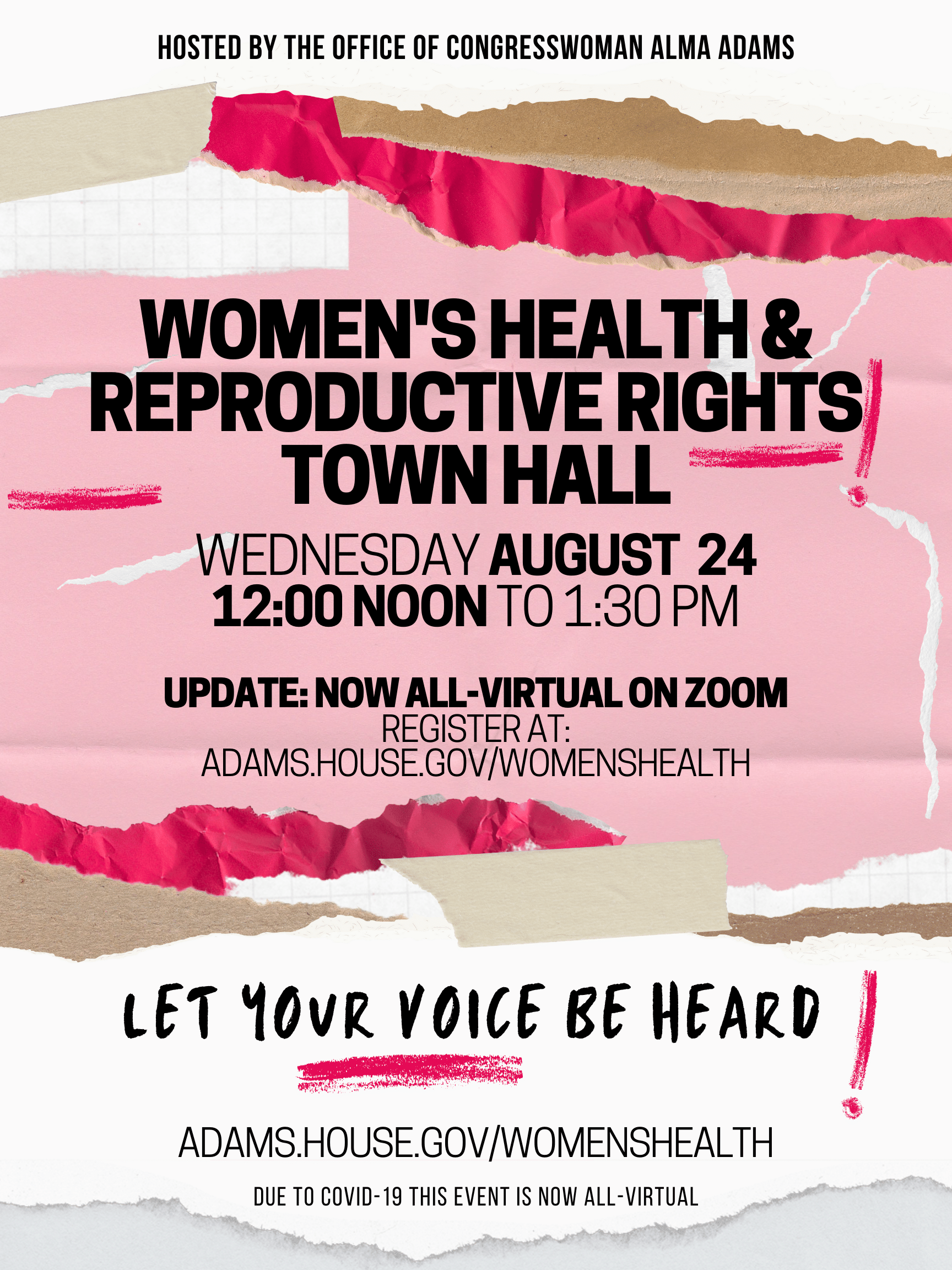 Women's Health and Reproductive Rights Town Hall